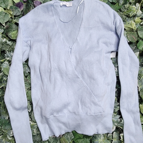 NWOT WOMEN'S ELODIE RIBBED WRAP SWEATER SIZE S - Picture 2 of 4